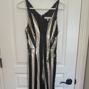 Dress the Population XS Sequined Jumpsuit